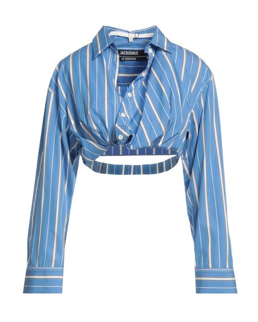 Jacquemus Blue Striped Shirts