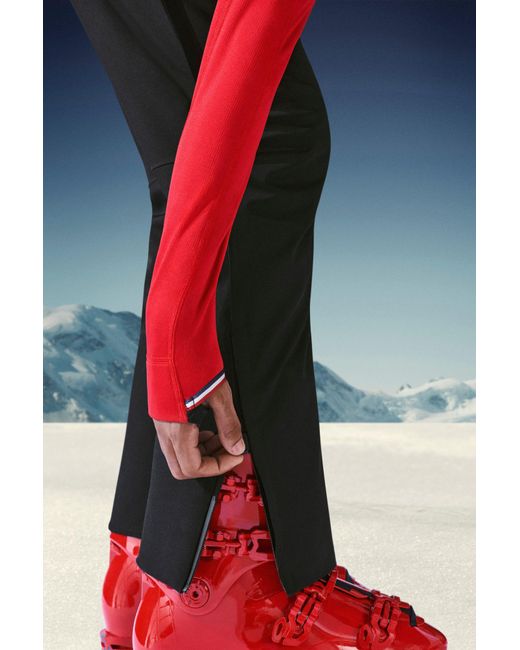 Moncler Black Nylon Ski Trousers for men