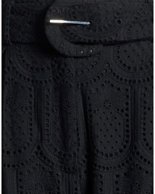 Farm Rio Black Plain Colour Flared Trouser