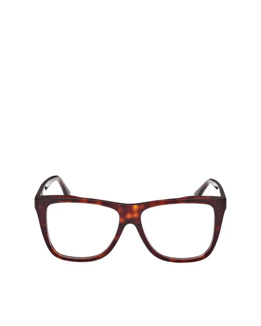 Max Mara Brown Square Frame Glasses