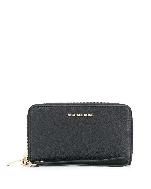 Michael Kors Black Michael Large Wristlet Wallet