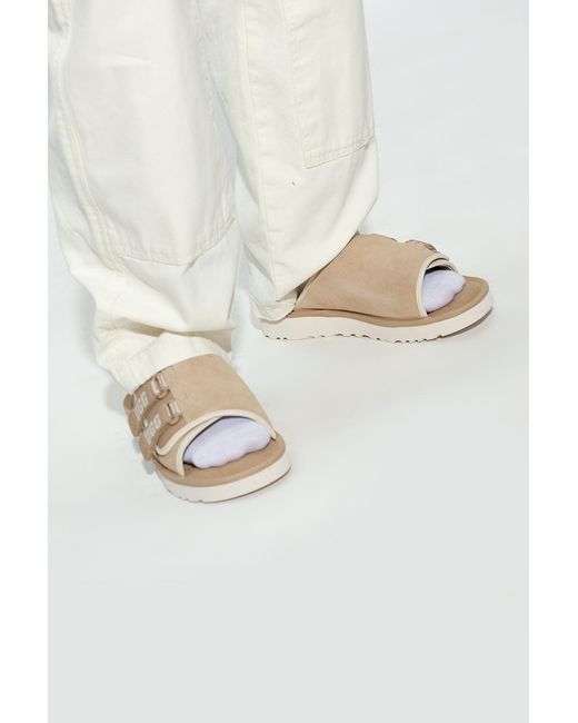 Ugg White Goldencoast Strap Slides for men