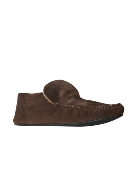 The Row Brown Leo Loafer