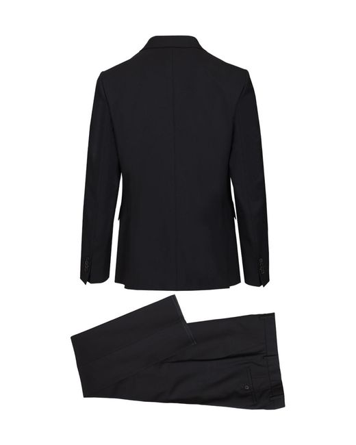 Paul Smith Black Single-Breasted Two-Piece Suit for men