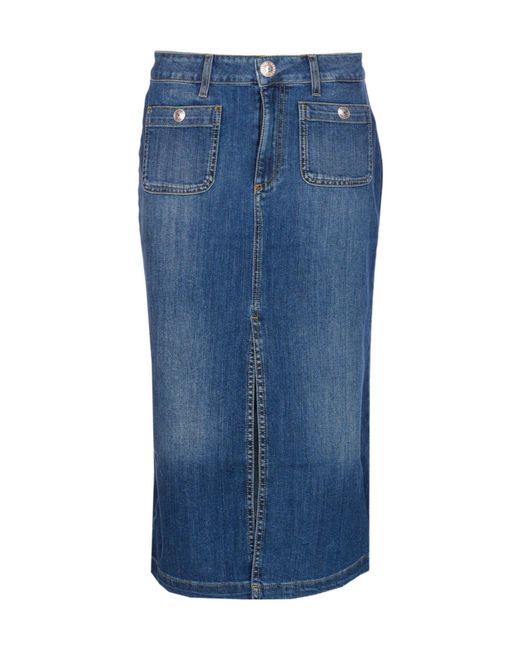 Liu Jo Blue Denim Skirt