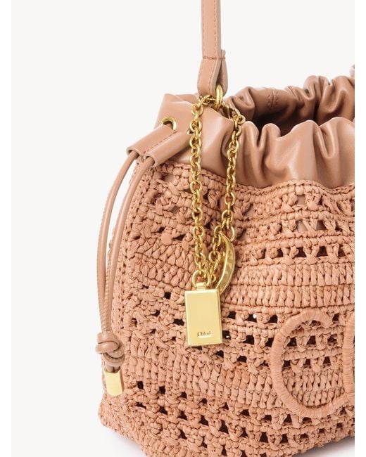 Chloé Pink Chloé Mini Drawstring Shoulder Bag