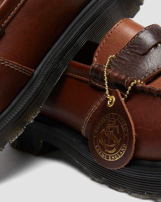 Dr. Martens Brown Penton Penny Loafers for men