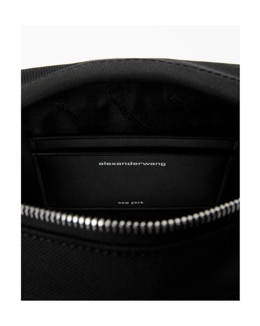 Alexander Wang White Heiress Logo Plaque Crossbody Bag