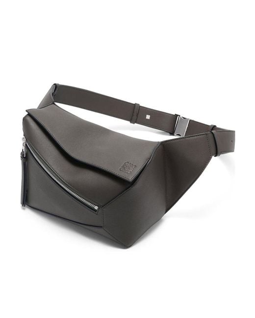 Loewe Gray Puzzle Small Belt Bag for men