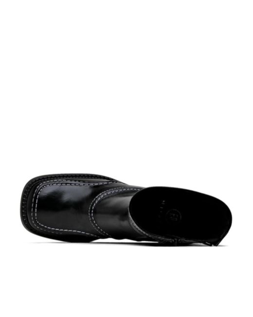 Miista Black Zipper Boots