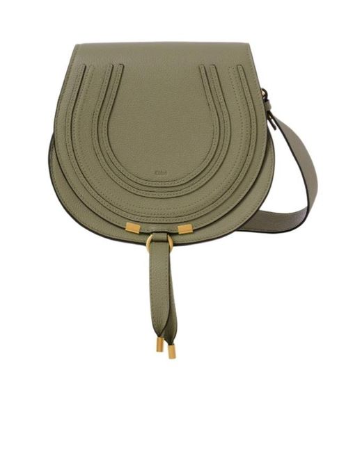 Chloé Green Chloé Marcie Small Tote Bag