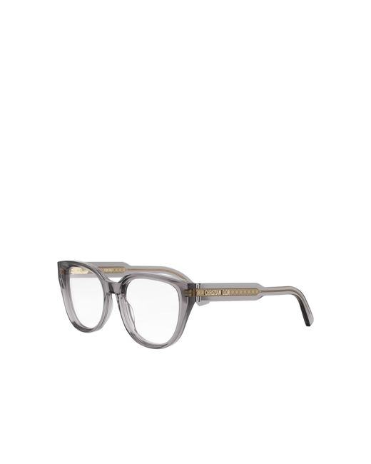 Dior Metallic Eyewear Cat-Eye Frame Glasses