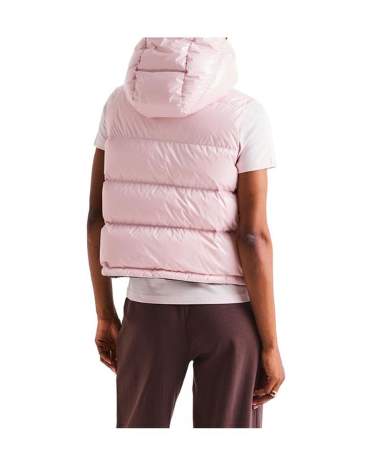 Moncler Pink Sleeveless Quilted Down Vest