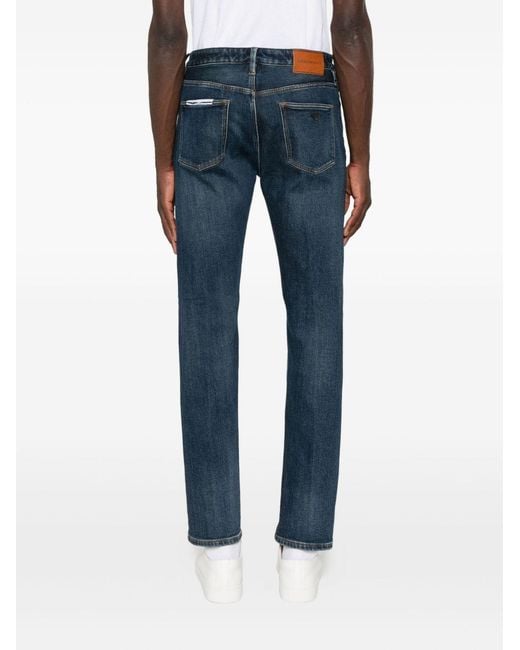 Emporio Armani Blue Denim Cotton Jeans for men