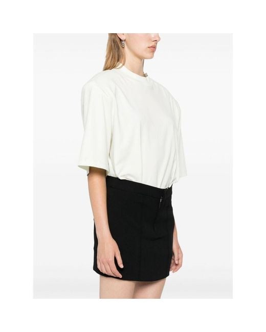 Isabel Marant Black Licoma High Waist Crepe Mini Skirt