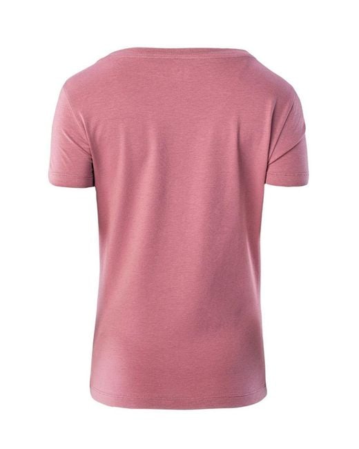 EA7 Pink Logo Short-Sleeved T-Shirt