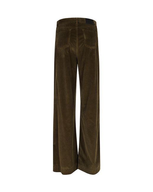 Pinko Green Wendy Wide Leg Trousers