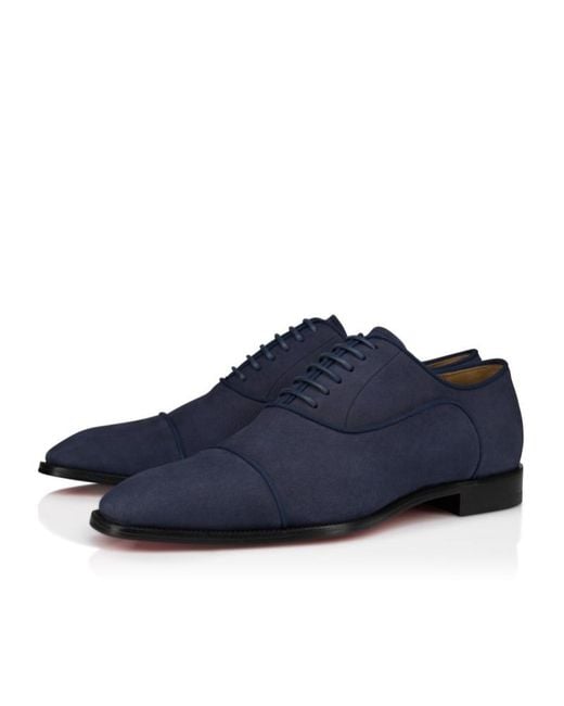 Christian Louboutin Blue Oxfords for men