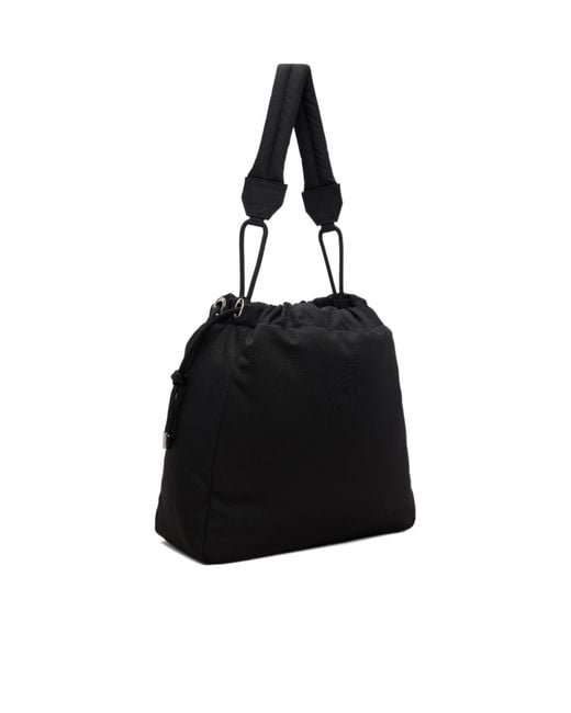 Vivienne Westwood Black Hilary Drawstring Shoulder Bag