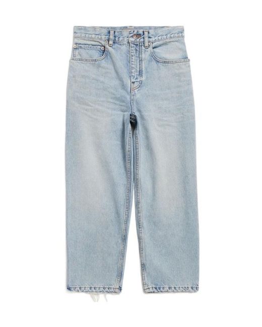 Balenciaga Blue Jackie Capri Jeans