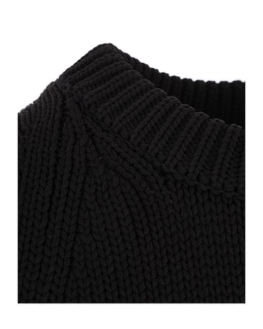 Comme des Garçons Black Crew Neck Knitwear