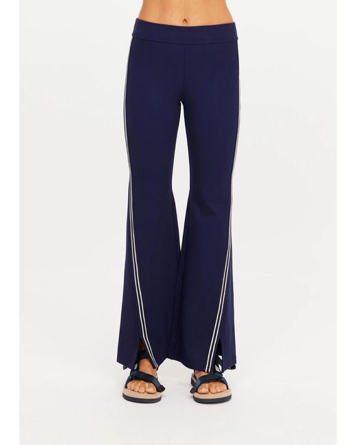 The Upside Blue Joyela Side-Stripe Trousers