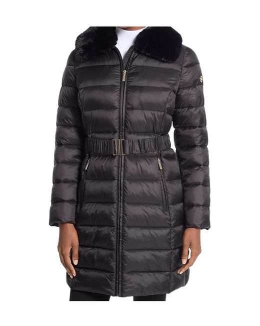 MICHAEL Michael Kors Black Packable Quilted Puffer Coat