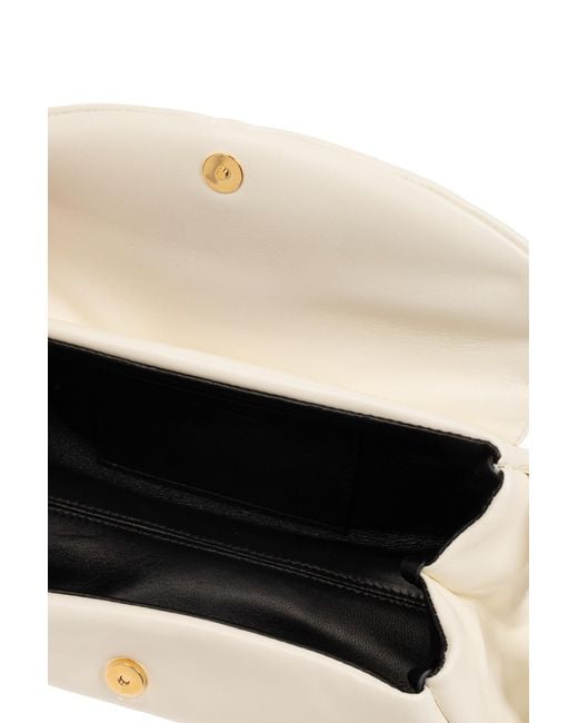 Jil Sander Natural Cannolo Padded Small Shoulder Bag