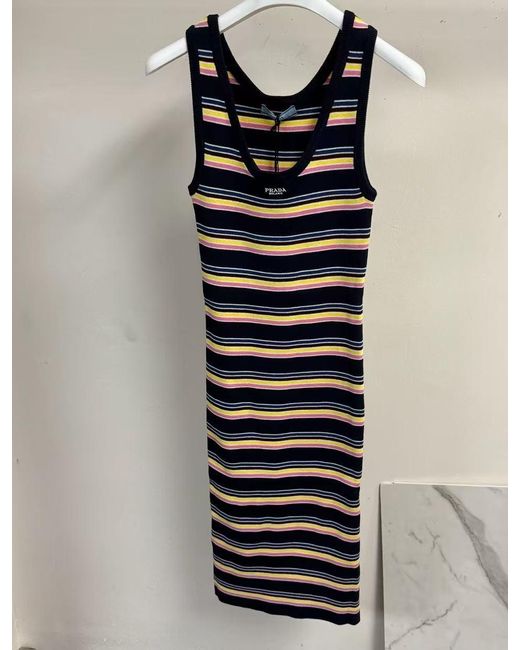 Prada Multicolor Sleeveless Dress