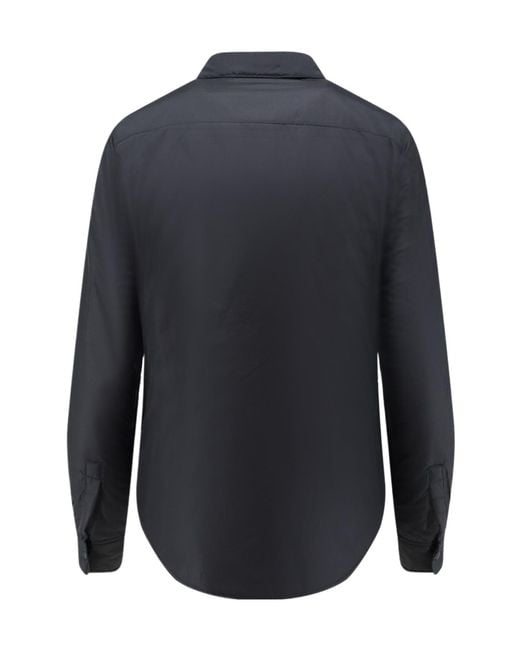 Aspesi Blue Padded Overshirt