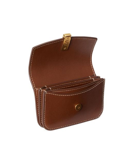 Polo Ralph Lauren Brown Fold-Over Leather Wallet for men