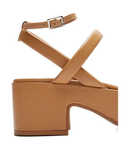Weekend by Maxmara Multicolor Logo High-Heeled Sandals