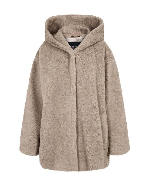 Weekend by Maxmara Natural Solid Color Coat