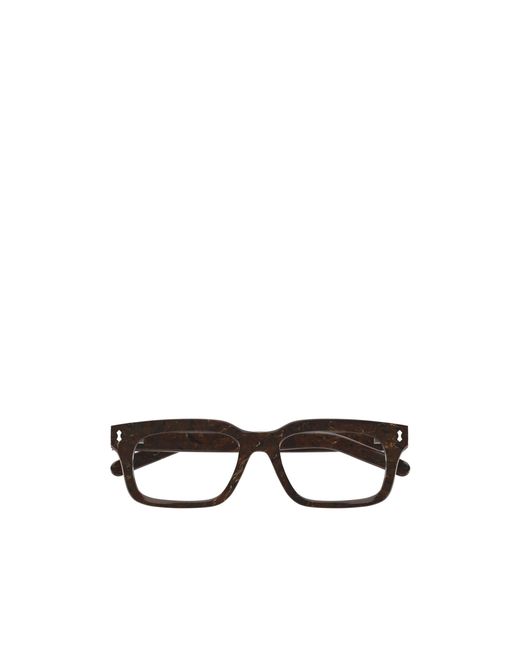 Gucci White Eyewear Rectangular Frame Glasses