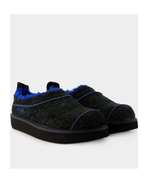 Adererror Black Slip-On Mules for men