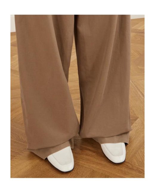The Row White Adam Loafers