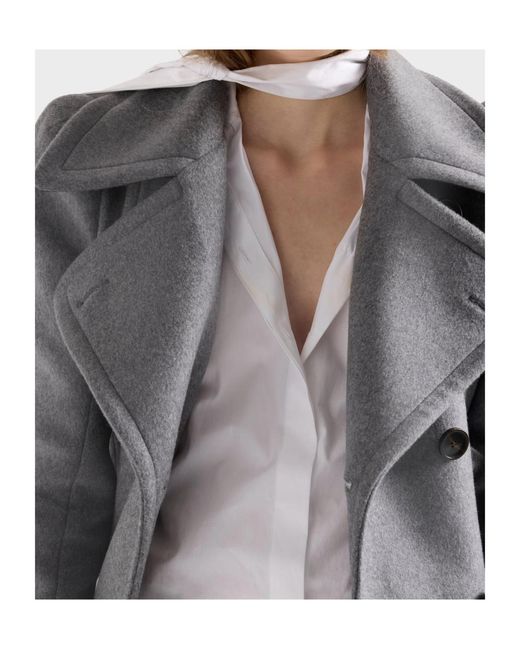 7 For All Mankind White Long-Sleeve Bow-Tie Shirt