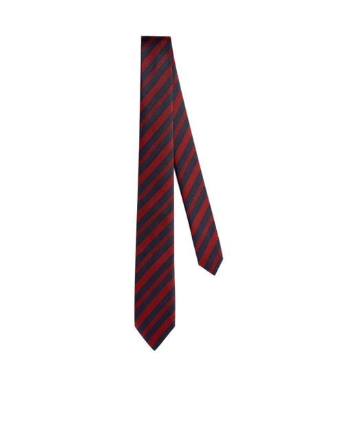 Dior Purple Homme Striped Tie for men
