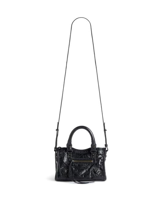Balenciaga Black Le City Bag Nano Top Handle Bag