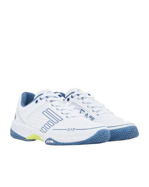 EA7 Blue Logo Detail Trainers for men
