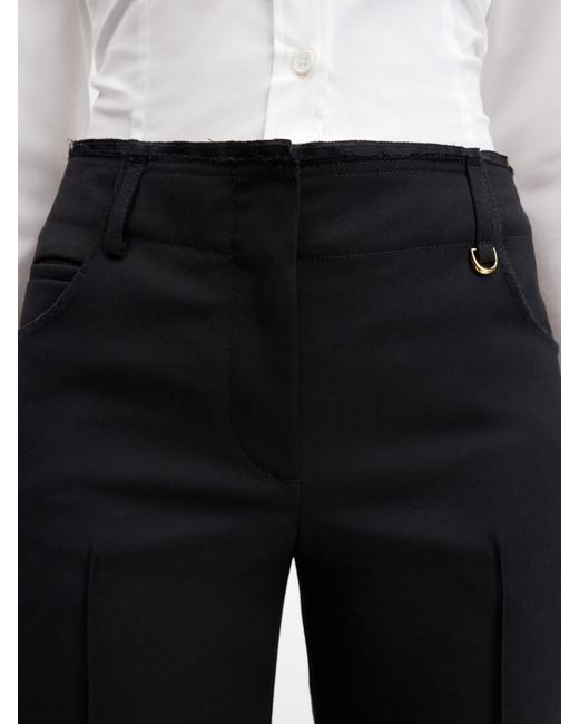 Jacquemus Black Wide Leg Trousers