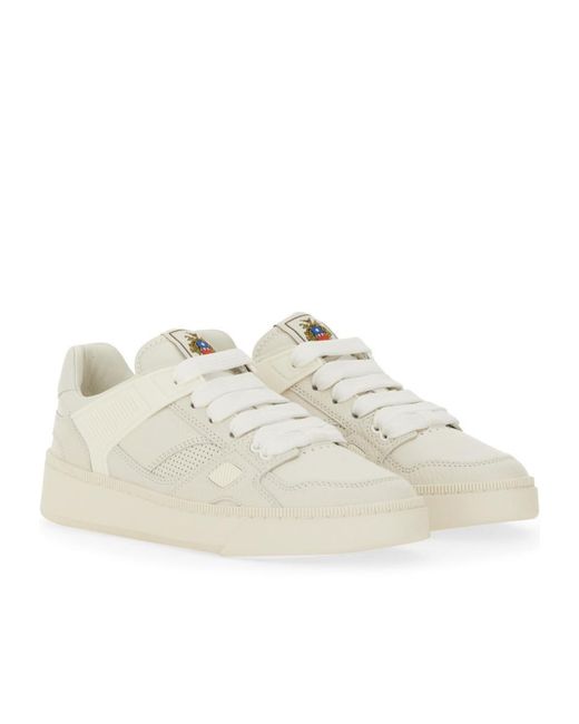 Bally White Ronnie Lace-Up Sneakers
