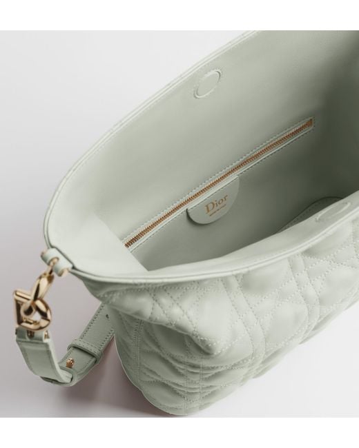 Dior Gray Small Toujours Hobo Bag