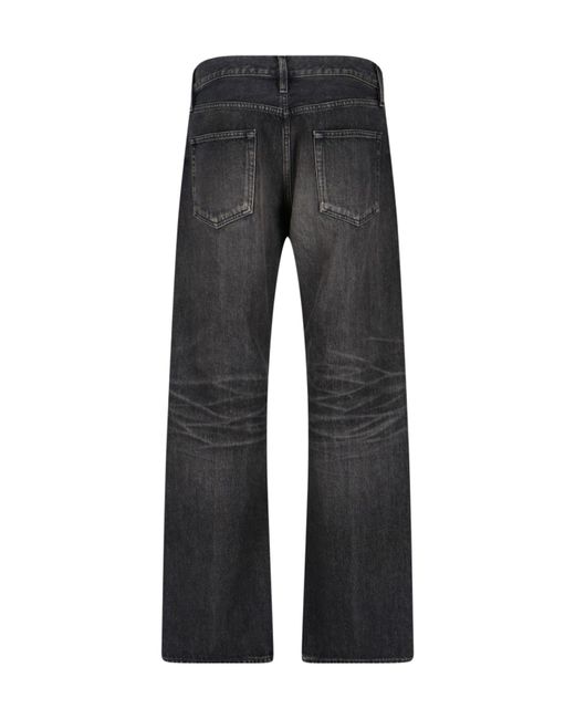 Fear Of God Gray Straight-Leg Distressed Jeans for men