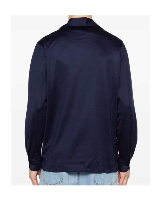 Lardini Blue Buttoned Shirt for men