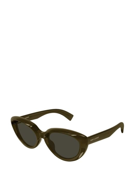 Saint Laurent Multicolor Eyewear Cat-Eye Frame Sunglasses