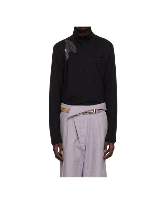 Kiko Kostadinov Black K-Dart Pullover for men
