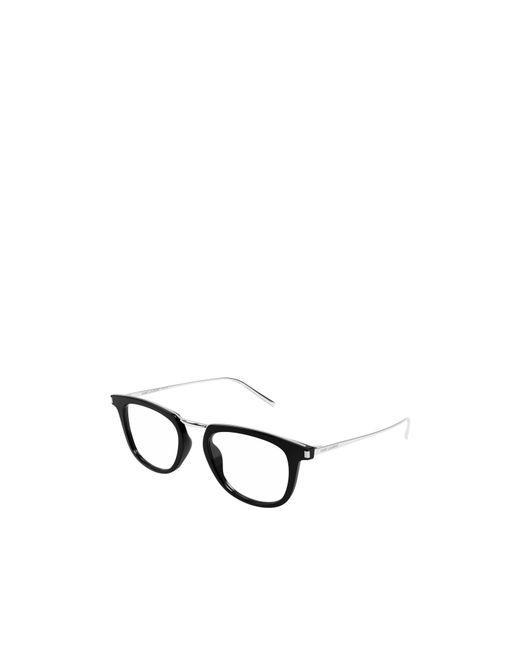 Saint Laurent White Eyewear Square Frame Glasses for men