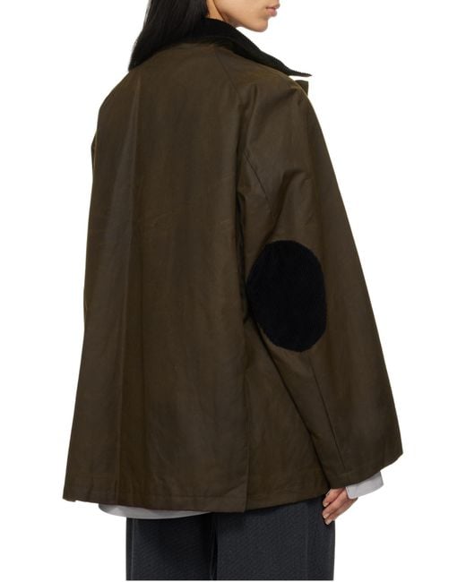 Totême Brown Totême Collared Pocket Detailed Jacket