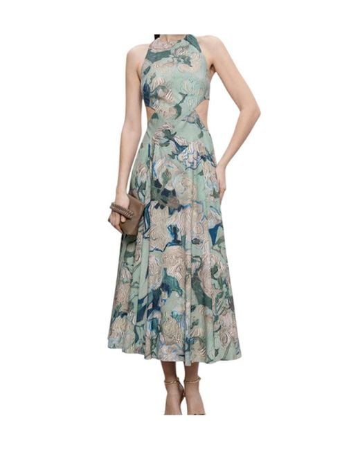 Givenchy Blue Backless Dress